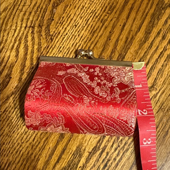 Vintage Silk Floral Kisslock Coin Purse- EUC - Picture 8 of 8